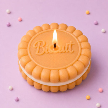 Molde de silicona para velas galleta rellena | Gran Velada