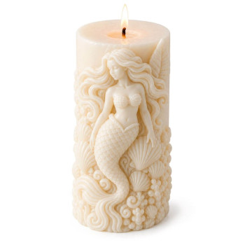 Molde de silicona para velas sirena | Gran Velada