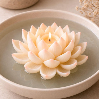 Molde de silicona para velas nenúfar | Gran Velada