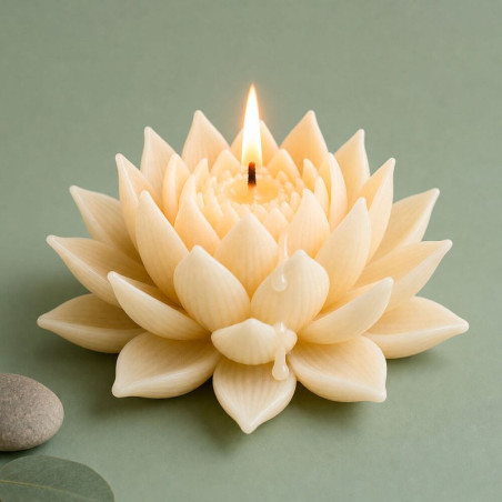 Molde de silicona para velas flor de loto | Gran Velada