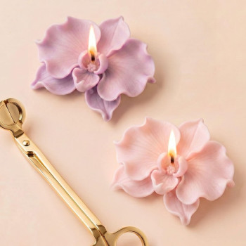 Molde de silicona para velas orquídea | Gran Velada