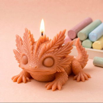 Molde de silicona para velas ajolote | Gran Velada