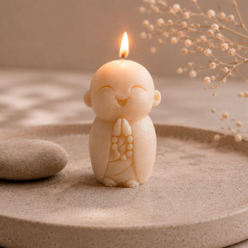 Molde de silicona para velas buda risueño | Gran Velada