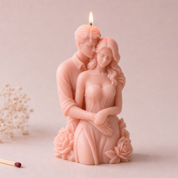 Molde de silicona para velas pareja embarazada | Gran Velada