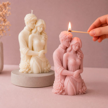 Molde de silicona para velas pareja embarazada | Gran Velada