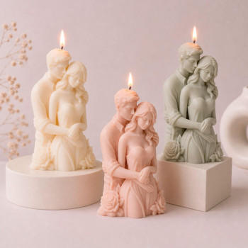 Molde de silicona para velas pareja embarazada | Gran Velada