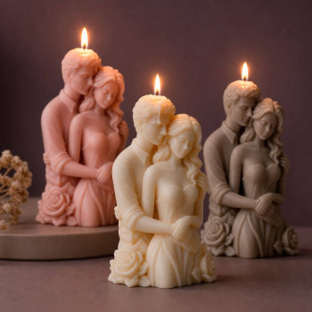 Molde de silicona para velas pareja embarazada | Gran Velada