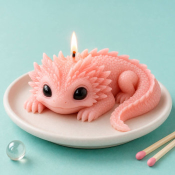 Molde de silicona para velas ajolote | Gran Velada
