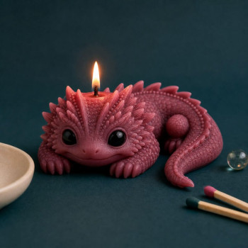 Molde de silicona para velas ajolote | Gran Velada