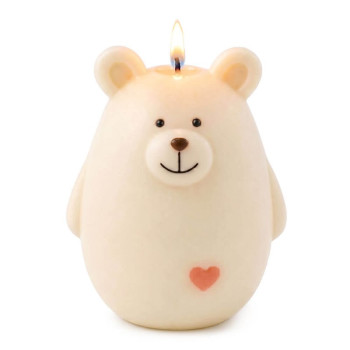 Molde de silicona para velas oso gordito | Gran Velada