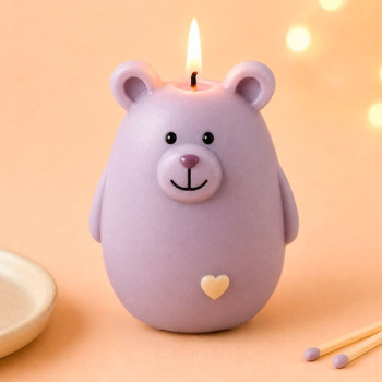 Molde de silicona para velas oso gordito | Gran Velada