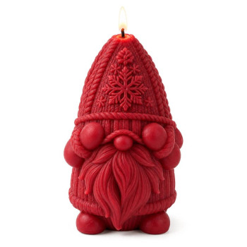 Molde de silicona para velas gnomo navideño | Gran Velada