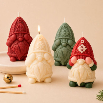 Molde de silicona para velas gnomo navideño | Gran Velada