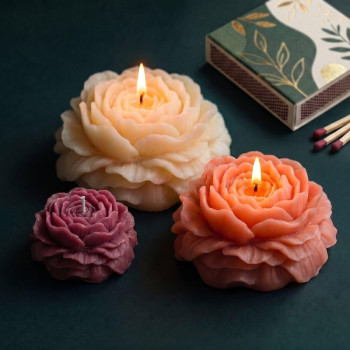 Molde de silicona para velas flor de ranúnculo | Gran Velada
