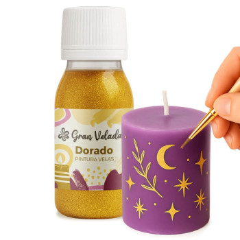 Goldene Kerzenfarbe. Online-Verkauf. Toller Abend