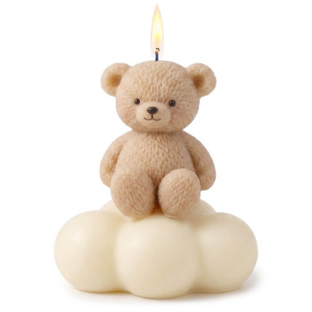 Molde de silicona para velas osito en la nube | Gran Velada