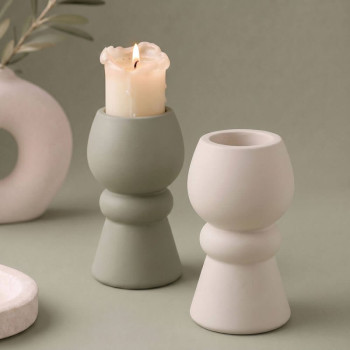Molde para portavelas candelero de pedestal | Gran Velada