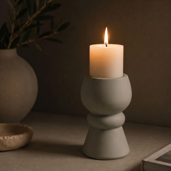 Molde para portavelas candelero de pedestal | Gran Velada