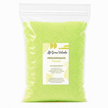 Cera perlada amarillo neón | Pearled wax de colores | Gran Velada