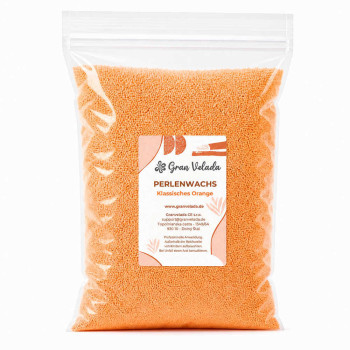 Perlenwachs Klassisch Orange für Sandkerzen | Gran Velada