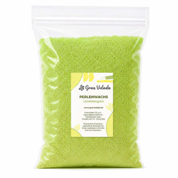 Perlenwachs Limettengrün für Sandkerzen | Gran Velada