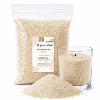 Cera perlada color natural | Pearled wax de colores | Gran Velada
