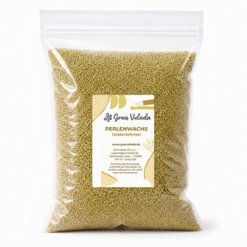 Cera perlada brillo oro | Pearled wax de colores | Gran Velada