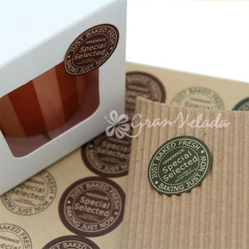 Speziell ausgewählte Aufkleber für Verpackungen. Online-Verkauf