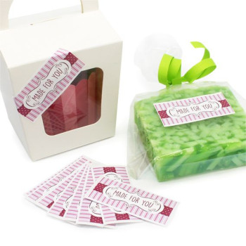 Aufkleber für Sie zum Verpacken. Online-Verkauf