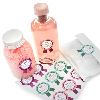 Aufkleber speziell für Sie zum Verpacken. Online-Verkauf