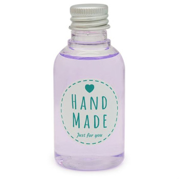 Kleine handgemachte Aufkleber für Geschenke. Online-Verkauf