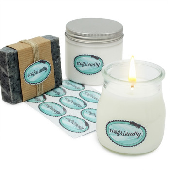 Umweltfreundliche Aufkleber für Verpackungen. Online-Verkauf.