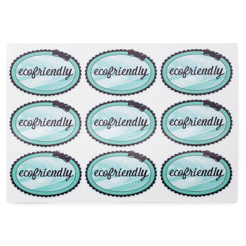 Umweltfreundliche Aufkleber